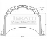 Buben brzdový Scania 10" zadní
