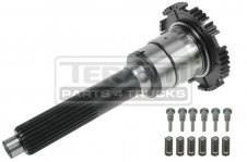 Input shaft w/pins + spring AT