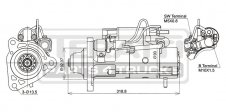 Startér Iveco Cursor 24V 5,5kW 12 zubů